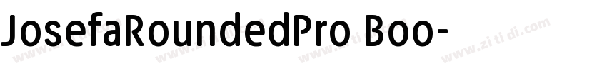 JosefaRoundedPro Boo字体转换